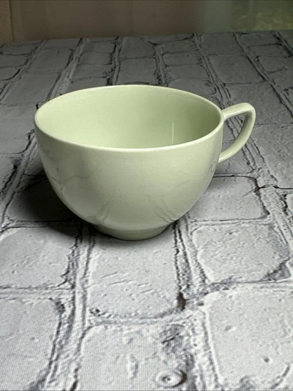 Pastel Green Sea Foam Green Celadon Cup Made In England 7oz Dainty Tea Time Cup